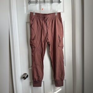 90 Degree Women’s Cargo Joggers in Dusty Rose